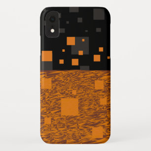 Orange alert float abstract Halloween black box Ca Case-Mate iPhone Case