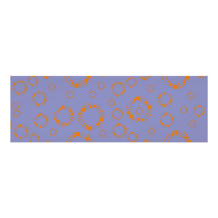 orange alert O pattern more circles.PNG Photo Print