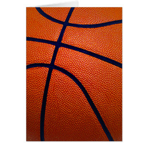 Orange and Black Basketball