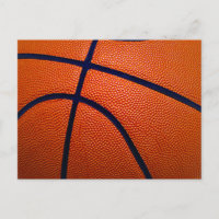 Orange and Black Basketball
