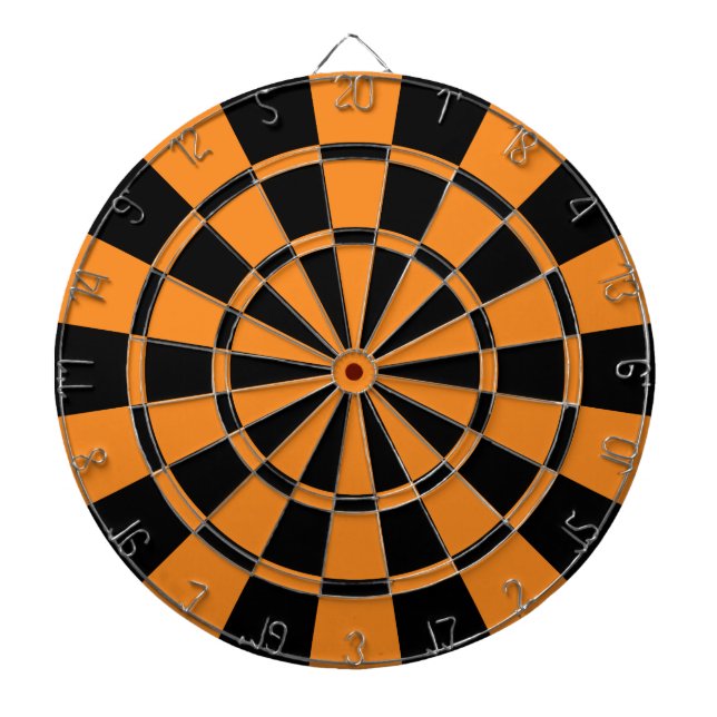 Orange And Black Dartboard (Front)