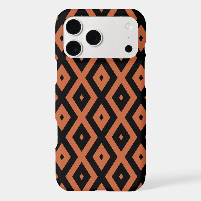 Orange and black diamond pattern (Back)