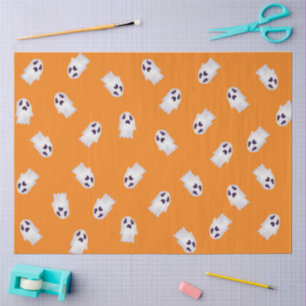 Orange and Black Halloween Tissue Paper