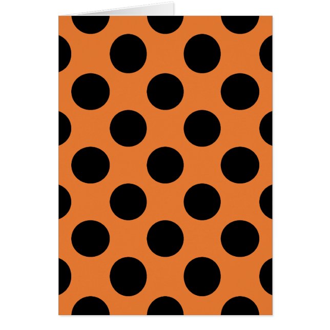 Orange and Black Polka Dots (Front)