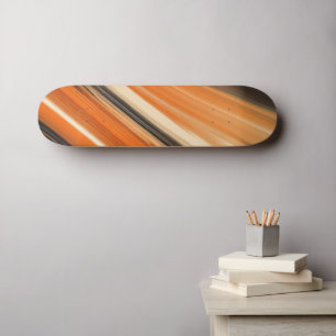 Orange and Black Skateboard