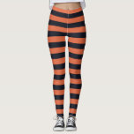Orange And Black Striped Leggings<br><div class="desc">Orange and black striped leggings, perfect for Halloween.</div>
