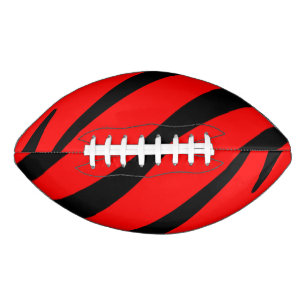 ORANGE AND BLACK STRIPES FOOTBALL