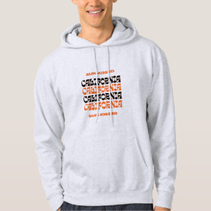 Orange and Black Sun-Kissed California Hoodie