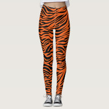 Orange and black tiger stripes