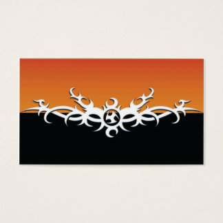 Orange-and-Black-Tribal