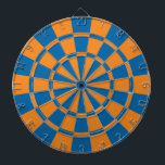 Orange And Blue Dartboard<br><div class="desc">Orange And Blue Dart Board</div>