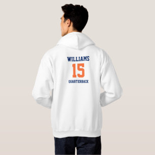 Orange and Blue Hoodie