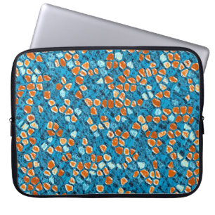 Orange and Blue Laptop Sleeve