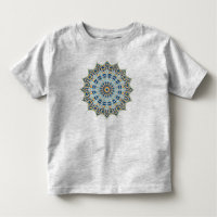 Orange and Blue Mandala