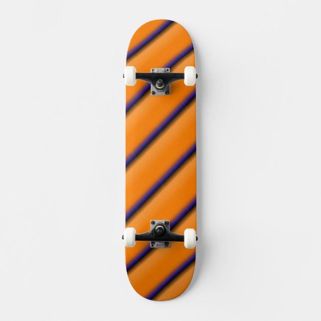 Orange and Blue Skateboard (Front)