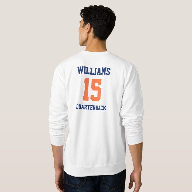 Orange and Blue Sweatshirt (Back Full)