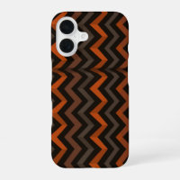Orange and Brown Zigzag Pattern