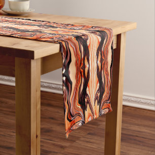 Orange and Coffee Cake Short Table Runner