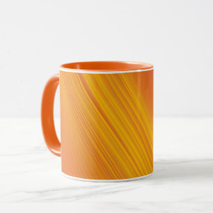 Orange and golden yellow gradient design mug