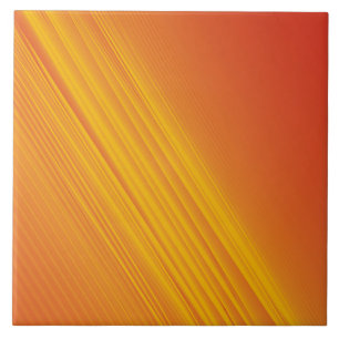 Orange and gradient yellow design tile
