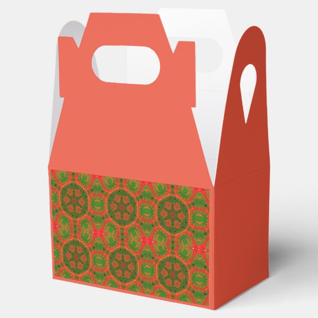 Orange and Green Kaleidoscope Gift Boxes (Opened)