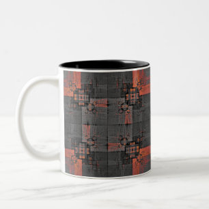 Orange and Grey Crossroads Mug