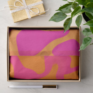 Orange and Hot Pink Gradient  Tissue Paper