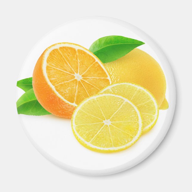 Orange and lemon magnet (Front)