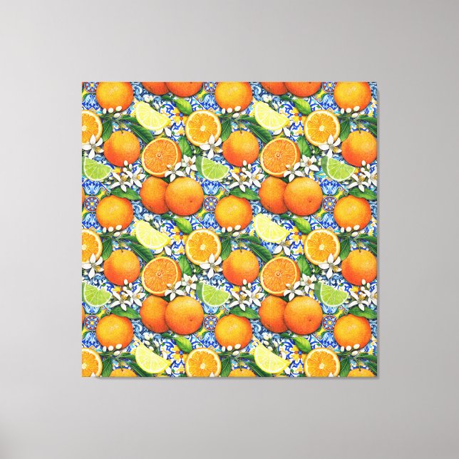 Orange and Lemons  Canvas Print (Front)