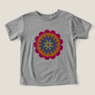 orange and pink floral shapes illustration