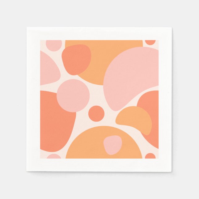 Orange and pink napkins (Front)