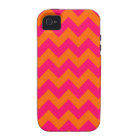 Orange and Pink Zigzag