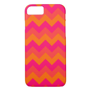 Orange and Pink Zigzag Case-Mate iPhone Case