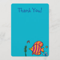 Orange and Purple Tropical Fish with Seahorses