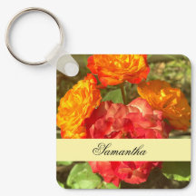 Orange And Red Flower Garden