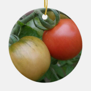 Orange and Red Tomatoes Ornament