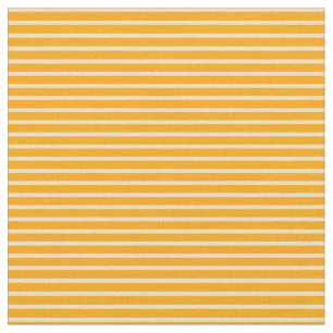 Orange and Tan Coloured Stripes/Lines Pattern Fabric