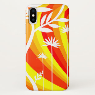 Orange and White Botanical Illustration Case-Mate iPhone Case