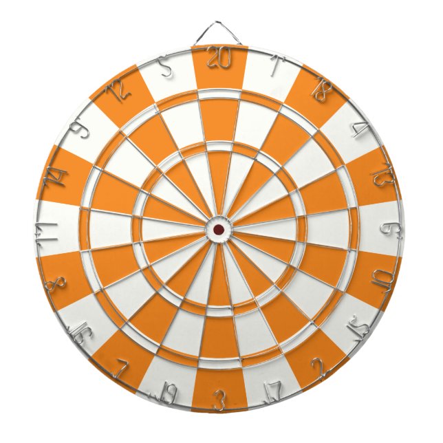 Orange And White Dartboard (Front)