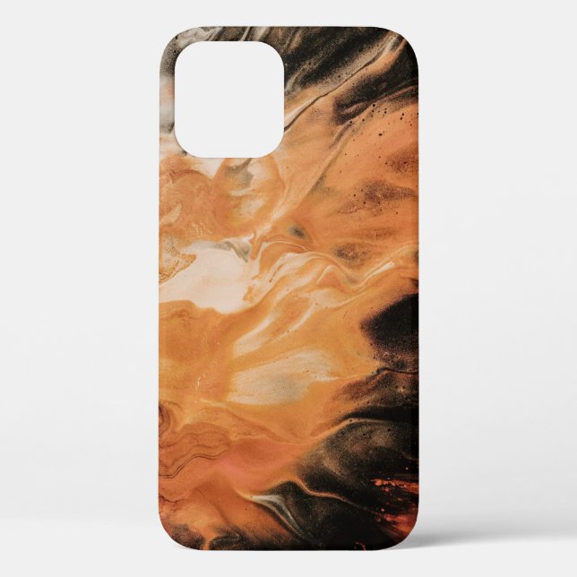 Orange and white smoke Case-Mate iPhone case (Back)