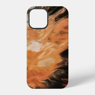 ORANGE AND WHITE SMOKE iPhone 12 CASE