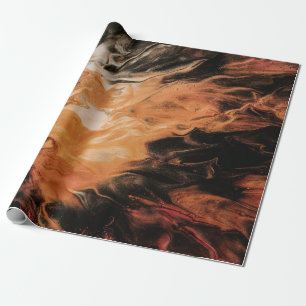 Orange and white smoke wrapping paper