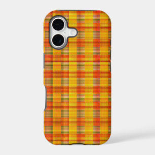 Orange And Yellow Checked Tartan,
