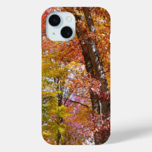 Orange and Yellow Fall Trees Autumn Photography iPhone 15 Case