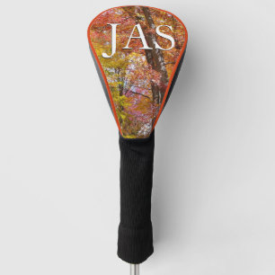 Orange and Yellow Fall Trees Autumn Photography Golf Head Cover