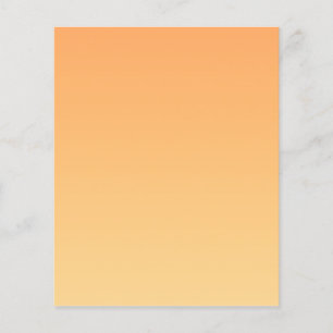 Orange and Yellow Gradient Background Flyer