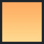 Orange and Yellow Gradient Background Poster<br><div class="desc">An orange and yellow gradient.</div>