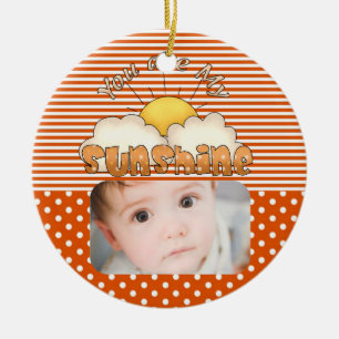 Orange and Yellow Sunshine Ornament