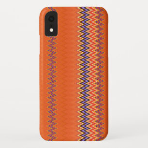 Orange and Zigzag Case-Mate iPhone Case