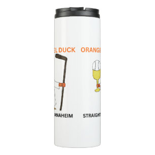 Orange Angel Duck 24oz water bottle